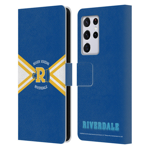 Riverdale Graphic Art River Vixens Uniform Leather Book Wallet Case Cover For Samsung Galaxy S21 Ultra 5G
