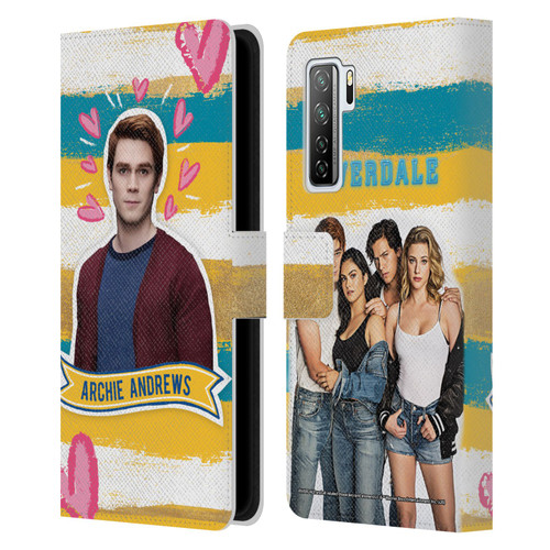 Riverdale Graphics Archie Andrews Leather Book Wallet Case Cover For Huawei Nova 7 SE/P40 Lite 5G
