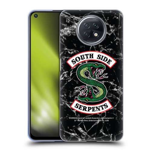 Riverdale South Side Serpents Black And White Marble Logo Soft Gel Case for Xiaomi Redmi Note 9T 5G