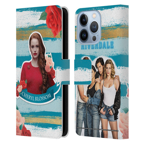 Riverdale Graphics Cheryl Blossom Leather Book Wallet Case Cover For Apple iPhone 13 Pro