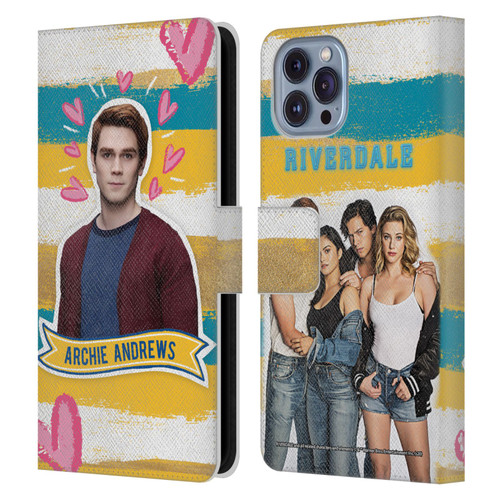Riverdale Graphics Archie Andrews Leather Book Wallet Case Cover For Apple iPhone 14