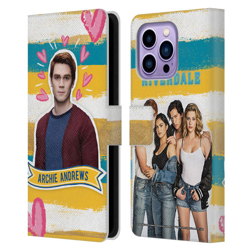 Riverdale Graphics Archie Andrews Leather Book Wallet Case Cover For Apple iPhone 14 Pro Max