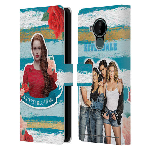 Riverdale Graphics Cheryl Blossom Leather Book Wallet Case Cover For Nokia C30