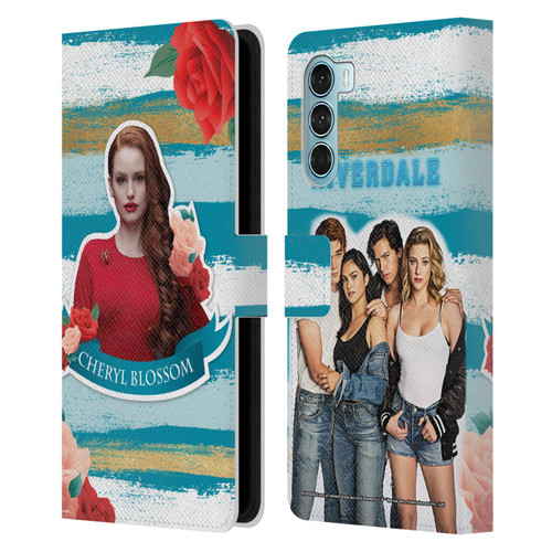 Riverdale Graphics Cheryl Blossom Leather Book Wallet Case Cover For Motorola Edge S30 / Moto G200 5G