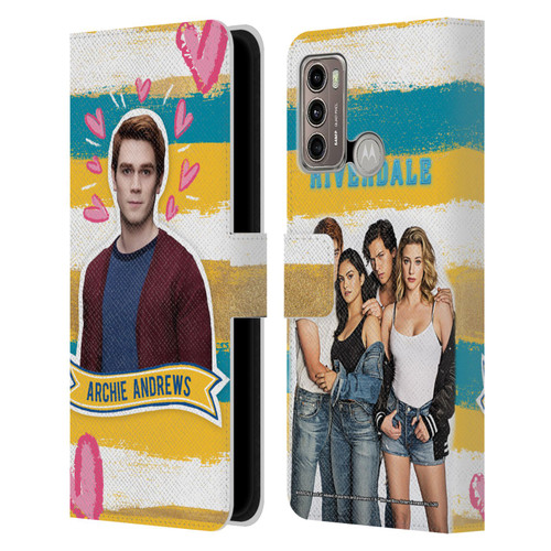 Riverdale Graphics Archie Andrews Leather Book Wallet Case Cover For Motorola Moto G60 / Moto G40 Fusion