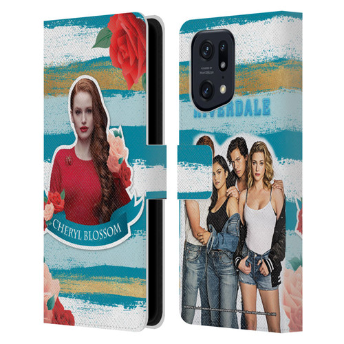 Riverdale Graphics Cheryl Blossom Leather Book Wallet Case Cover For OPPO Find X5 Pro