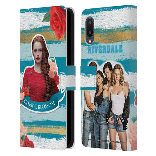 Riverdale Graphics Cheryl Blossom Leather Book Wallet Case Cover For Samsung Galaxy A02/M02 (2021)