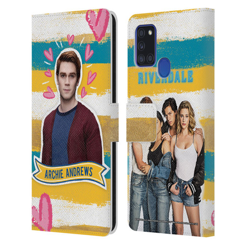 Riverdale Graphics Archie Andrews Leather Book Wallet Case Cover For Samsung Galaxy A21s (2020)