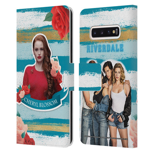 Riverdale Graphics Cheryl Blossom Leather Book Wallet Case Cover For Samsung Galaxy S10