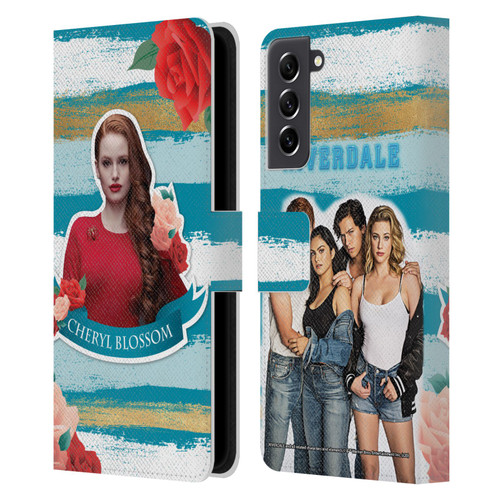 Riverdale Graphics Cheryl Blossom Leather Book Wallet Case Cover For Samsung Galaxy S21 FE 5G