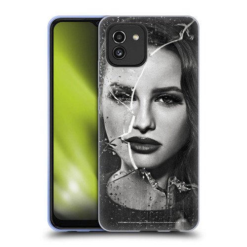 Riverdale Broken Glass Portraits Cheryl Blossom Soft Gel Case for Samsung Galaxy A03 (2021)