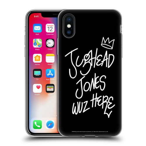 Riverdale Graphic Art Jughead Wuz Here Soft Gel Case for Apple iPhone X / iPhone XS