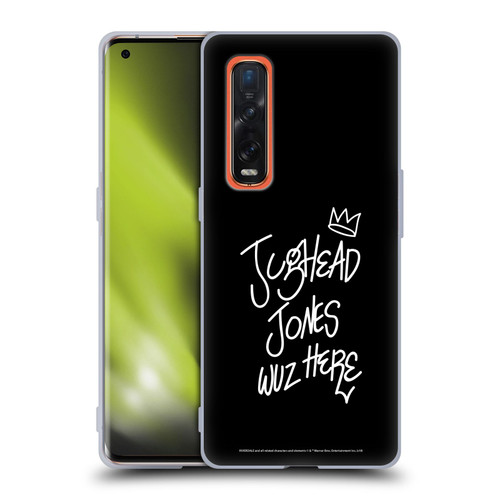 Riverdale Graphic Art Jughead Wuz Here Soft Gel Case for OPPO Find X2 Pro 5G