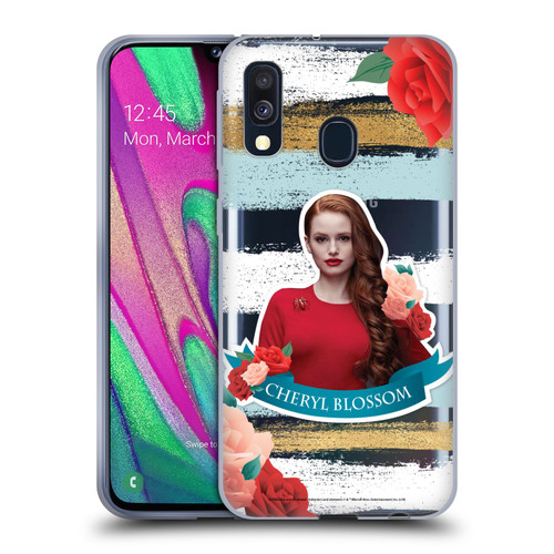 Riverdale Graphics Cheryl Blossom Soft Gel Case for Samsung Galaxy A40 (2019)