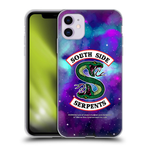 Riverdale South Side Serpents Nebula Logo 1 Soft Gel Case for Apple iPhone 11