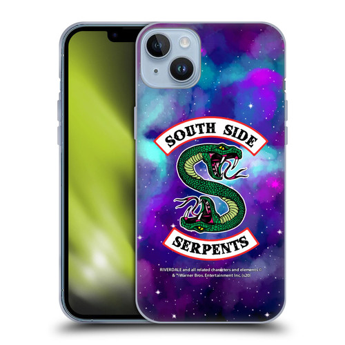 Riverdale South Side Serpents Nebula Logo 1 Soft Gel Case for Apple iPhone 14 Plus