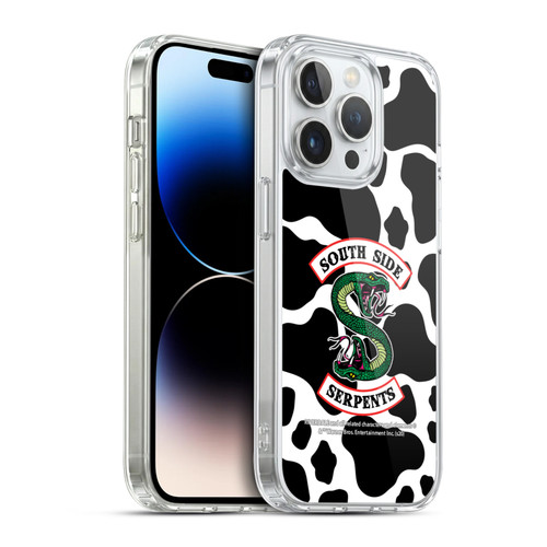 Riverdale South Side Serpents Cow Logo Soft Gel Case for Apple iPhone 14 Pro & MagSafe