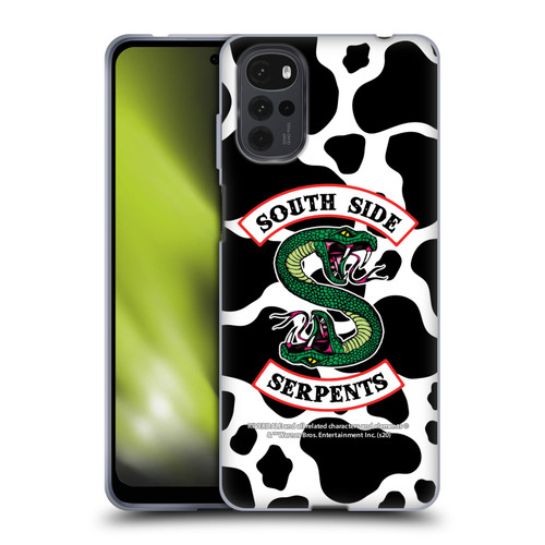 Riverdale South Side Serpents Cow Logo Soft Gel Case for Motorola Moto G22
