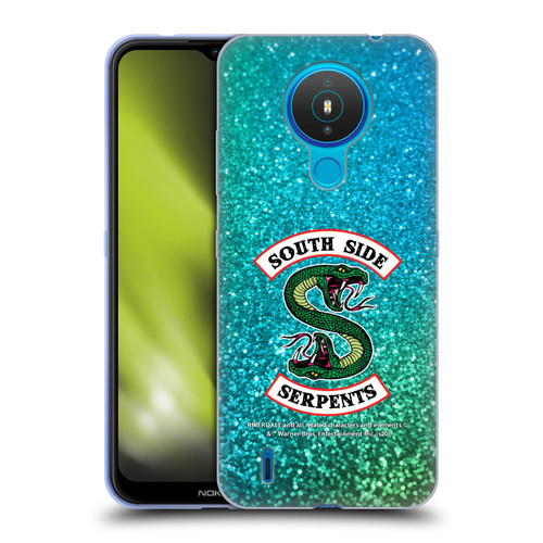 Riverdale South Side Serpents Glitter Print Logo Soft Gel Case for Nokia 1.4