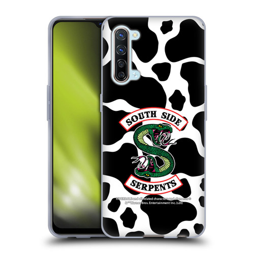 Riverdale South Side Serpents Cow Logo Soft Gel Case for OPPO Find X2 Lite 5G