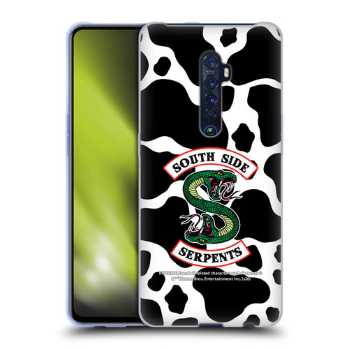 Riverdale South Side Serpents Cow Logo Soft Gel Case for OPPO Reno 2
