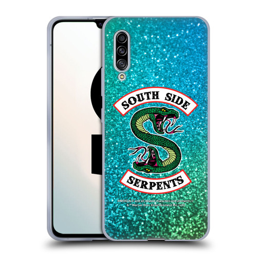 Riverdale South Side Serpents Glitter Print Logo Soft Gel Case for Samsung Galaxy A90 5G (2019)
