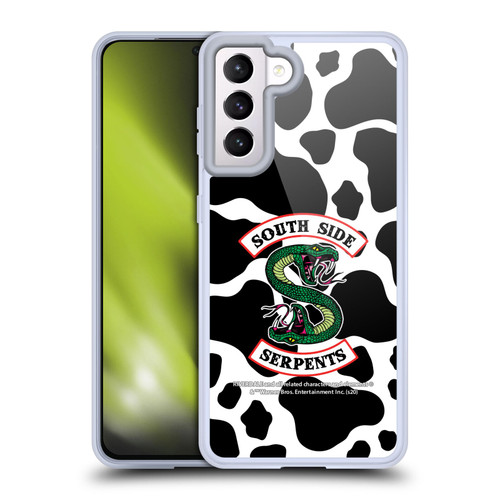 Riverdale South Side Serpents Cow Logo Soft Gel Case for Samsung Galaxy S21 5G