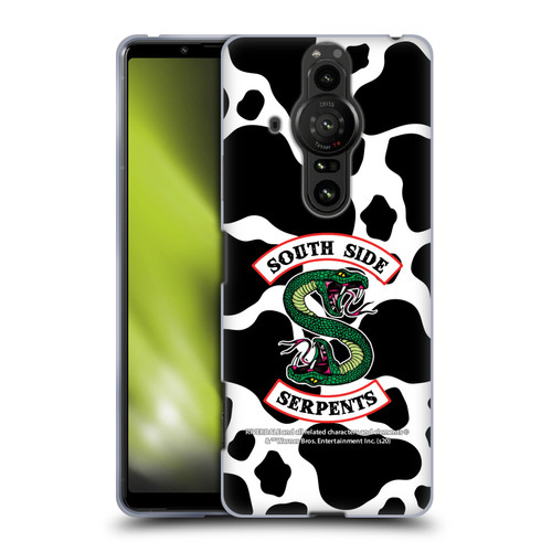 Riverdale South Side Serpents Cow Logo Soft Gel Case for Sony Xperia Pro-I