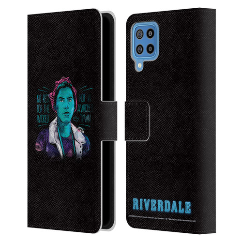 Riverdale Art Jughead Jones Leather Book Wallet Case Cover For Samsung Galaxy F22 (2021)