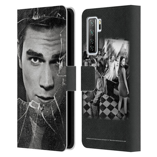 Riverdale Broken Glass Portraits Archie Andrews Leather Book Wallet Case Cover For Huawei Nova 7 SE/P40 Lite 5G