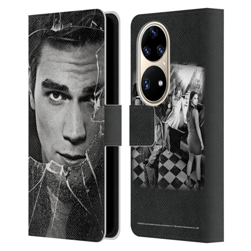 Riverdale Broken Glass Portraits Archie Andrews Leather Book Wallet Case Cover For Huawei P50 Pro