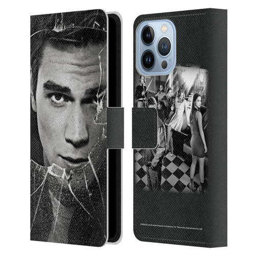 Riverdale Broken Glass Portraits Archie Andrews Leather Book Wallet Case Cover For Apple iPhone 13 Pro Max