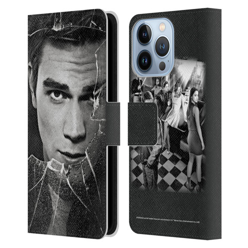 Riverdale Broken Glass Portraits Archie Andrews Leather Book Wallet Case Cover For Apple iPhone 13 Pro