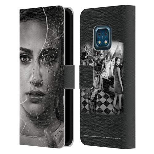 Riverdale Broken Glass Portraits Betty Cooper Leather Book Wallet Case Cover For Nokia XR20