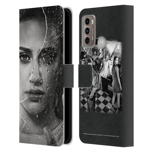 Riverdale Broken Glass Portraits Betty Cooper Leather Book Wallet Case Cover For Motorola Moto G60 / Moto G40 Fusion