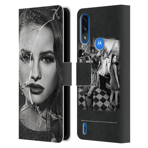 Riverdale Broken Glass Portraits Cheryl Blossom Leather Book Wallet Case Cover For Motorola Moto E7 Power / Moto E7i Power