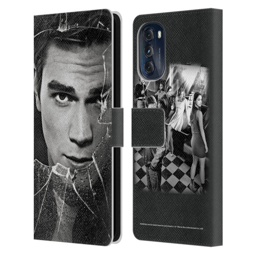 Riverdale Broken Glass Portraits Archie Andrews Leather Book Wallet Case Cover For Motorola Moto G (2022)