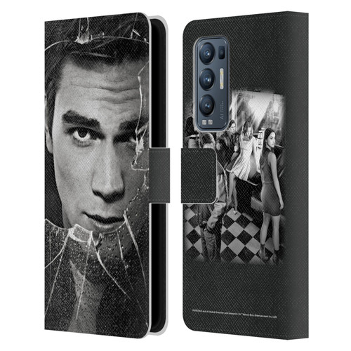 Riverdale Broken Glass Portraits Archie Andrews Leather Book Wallet Case Cover For OPPO Find X3 Neo / Reno5 Pro+ 5G