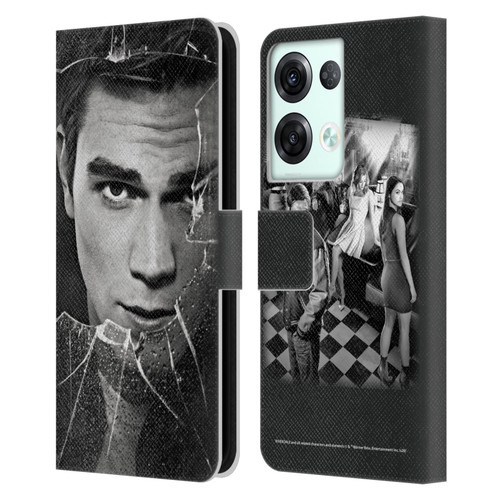 Riverdale Broken Glass Portraits Archie Andrews Leather Book Wallet Case Cover For OPPO Reno8 Pro