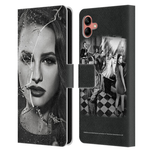 Riverdale Broken Glass Portraits Cheryl Blossom Leather Book Wallet Case Cover For Samsung Galaxy A04 (2022)