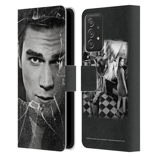 Riverdale Broken Glass Portraits Archie Andrews Leather Book Wallet Case Cover For Samsung Galaxy A52 / A52s / 5G (2021)