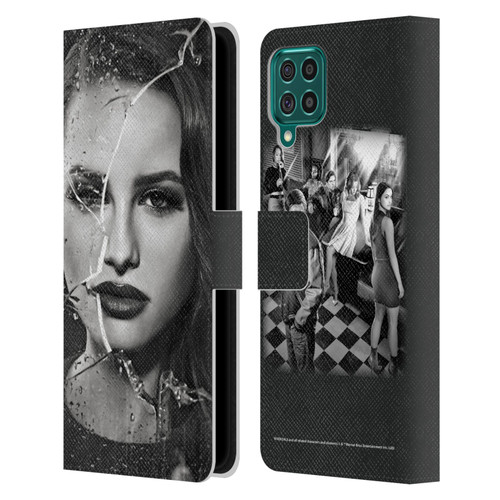 Riverdale Broken Glass Portraits Cheryl Blossom Leather Book Wallet Case Cover For Samsung Galaxy F62 (2021)
