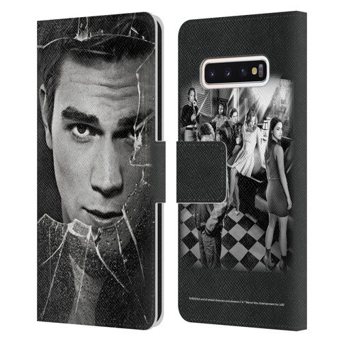 Riverdale Broken Glass Portraits Archie Andrews Leather Book Wallet Case Cover For Samsung Galaxy S10