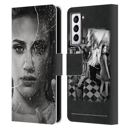 Riverdale Broken Glass Portraits Betty Cooper Leather Book Wallet Case Cover For Samsung Galaxy S21 5G