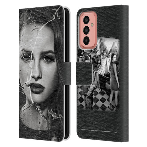 Riverdale Broken Glass Portraits Cheryl Blossom Leather Book Wallet Case Cover For Samsung Galaxy M13 (2022)