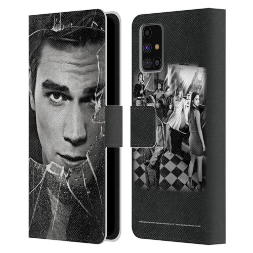 Riverdale Broken Glass Portraits Archie Andrews Leather Book Wallet Case Cover For Samsung Galaxy M31s (2020)