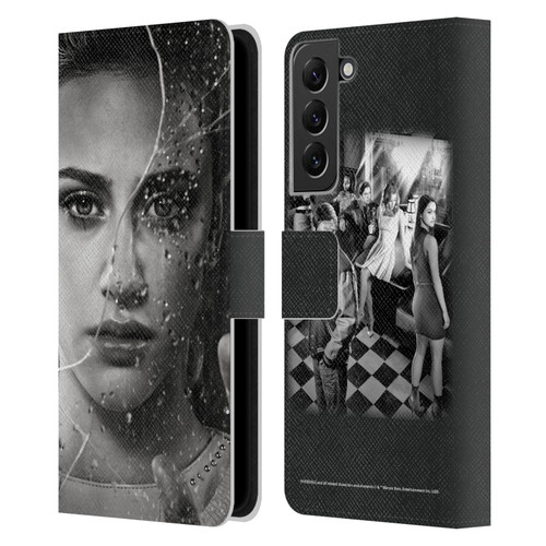 Riverdale Broken Glass Portraits Betty Cooper Leather Book Wallet Case Cover For Samsung Galaxy S22+ 5G