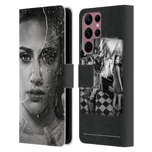Riverdale Broken Glass Portraits Betty Cooper Leather Book Wallet Case Cover For Samsung Galaxy S22 Ultra 5G