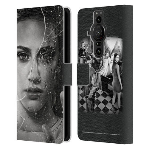 Riverdale Broken Glass Portraits Betty Cooper Leather Book Wallet Case Cover For Sony Xperia Pro-I