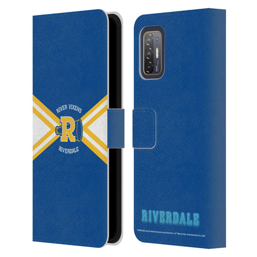 Riverdale Graphic Art River Vixens Uniform Leather Book Wallet Case Cover For HTC Desire 21 Pro 5G